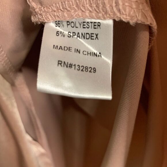 NWT REVOLVE SUPERDOWN sophie draped mini dress in nude pink. Size XS - Picture 8 of 8